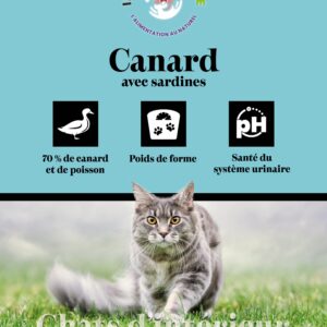CCD GAMME CONNOISSEUR CANARD AVEC SARDINES POUR CHAT STERILISE