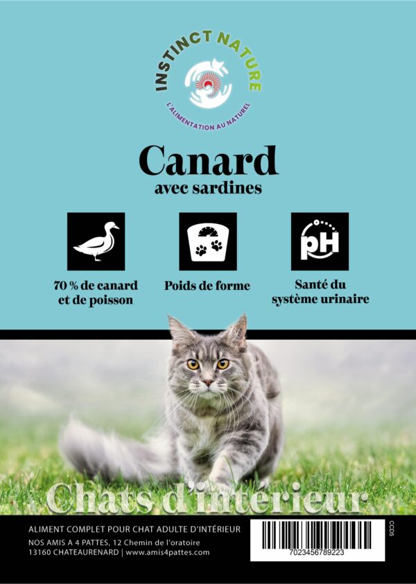 CCD GAMME CONNOISSEUR CANARD AVEC SARDINES POUR CHAT STERILISE