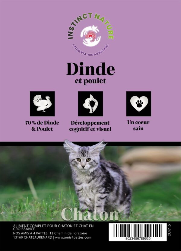 CCK GAMME CONNOISSEUR DINDE ET POULET POUR CHATON