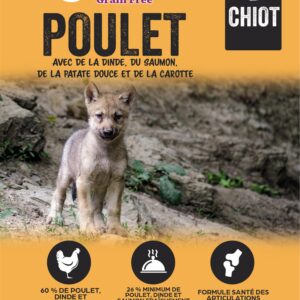 GFP CROQUETTES SANS CEREALE AU POULET POUR CHIOT