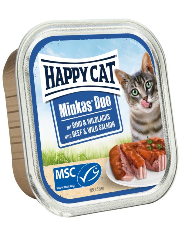 Minkas Duo Boeuf et Cabillaud