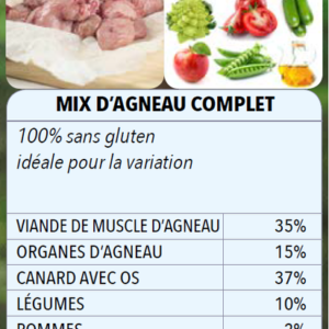 BARF MIX COMPLET D’AGNEAU