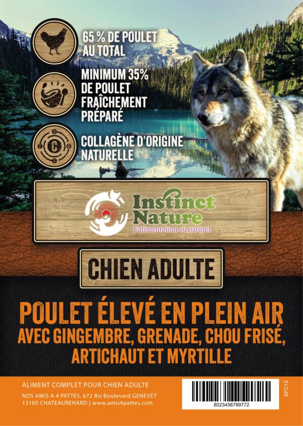 SFC SUPERFOOD POULET POUR CHIEN ADULTE