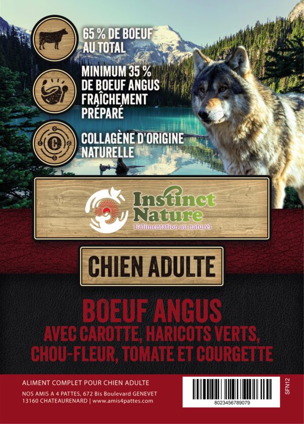 SFN SUPERFOOD BOEUF D'ANGUS POUR CHIEN ADULTE