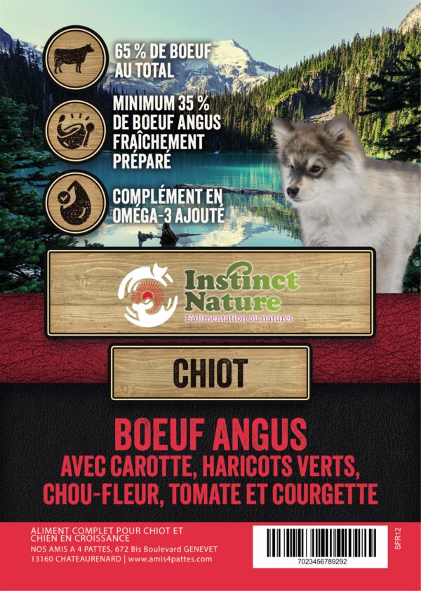 SFR SUPERFOOD BOEUF D'ANGUS POUR CHIOT