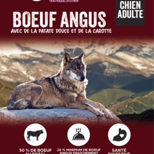 UGF CROQUETTES SANS CEREALE AU BOEUF D’ANGUS POUR CHIEN ADULTE